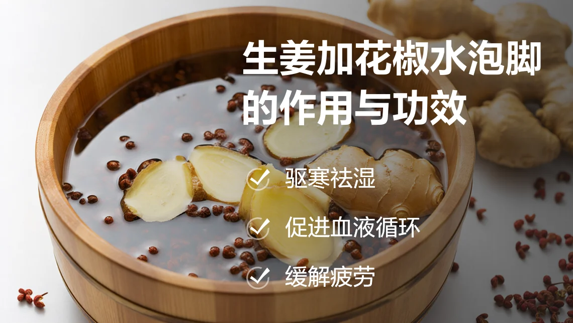 生姜泡脚祛湿去味(图1) 生姜泡脚祛湿去味