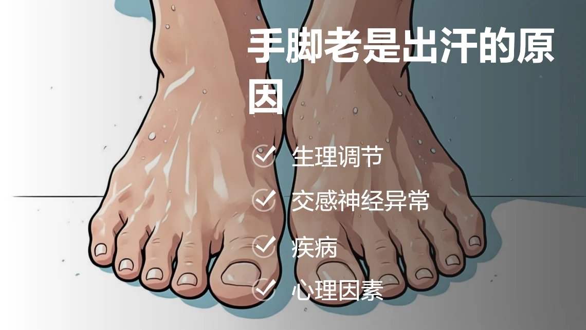 脚部异味出汗过多原理(图1) 脚部异味出汗过多原理